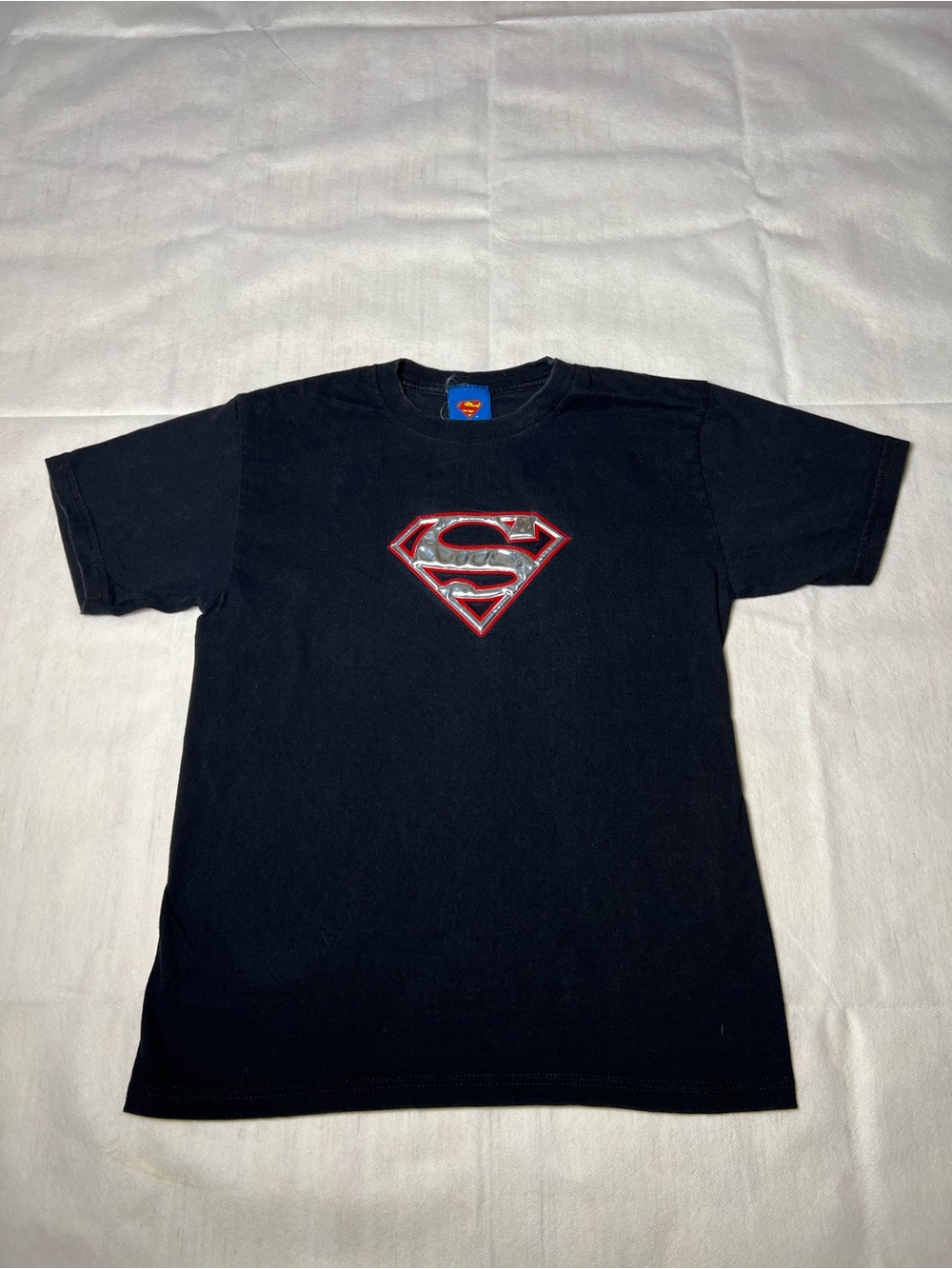 Vintage Y2K Superman Logo T Shirt DC Comics Superman
